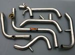 Stainless coolant pipes